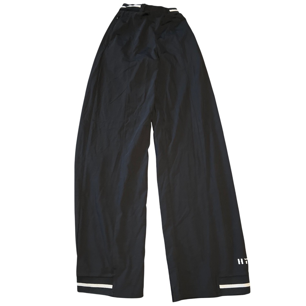 Squatwolf Hybrid Wide Leg Athletic Pants Black White Striped XS Women Activewear